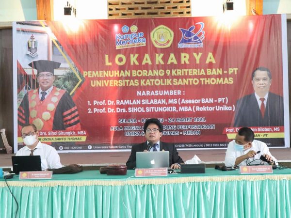 UNIKA ADAKAN LOKAKARYA PEMENUHAN BORANG 9 KRITERIA BAN -PT